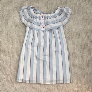 Parker Mini Dress Blue White Pink Stripes Small. Similar to vineyard vines